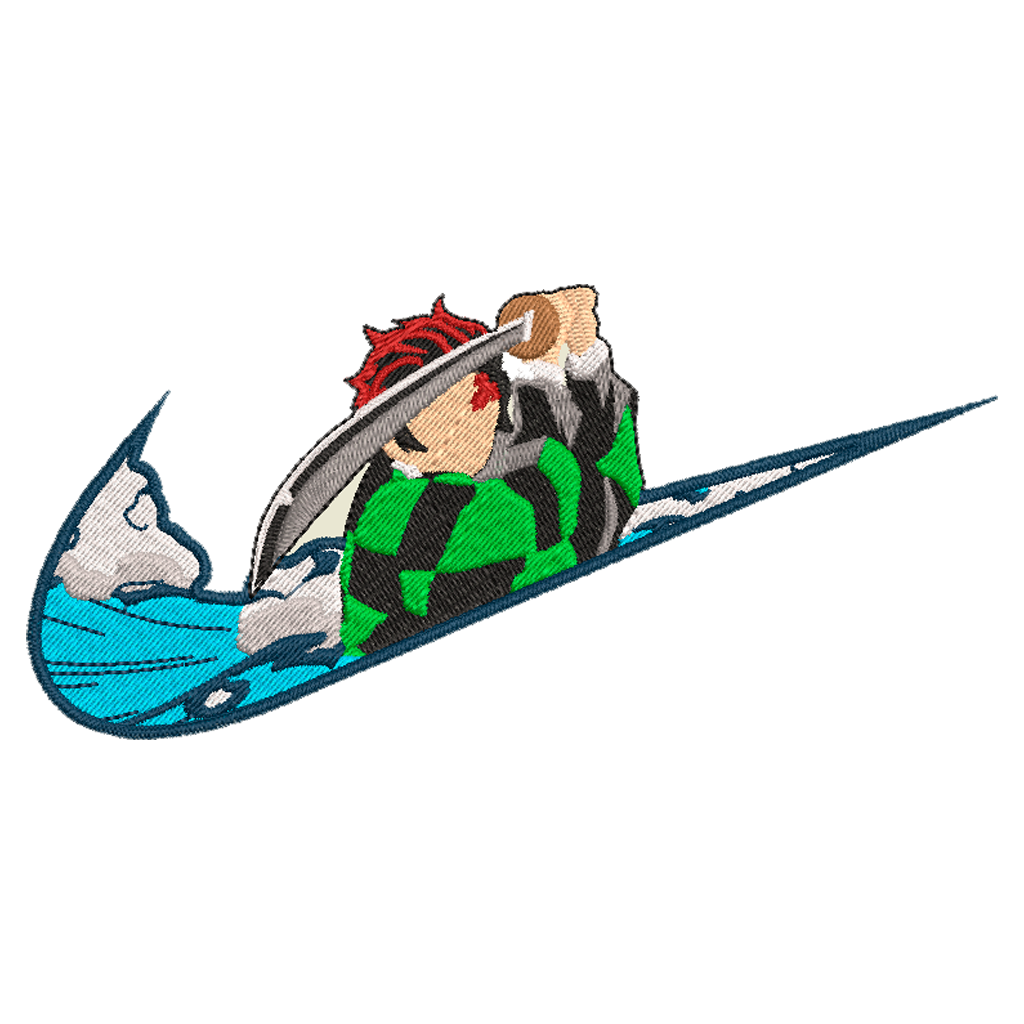 DISEÑO BORDADO TANJIRO SWOOSH