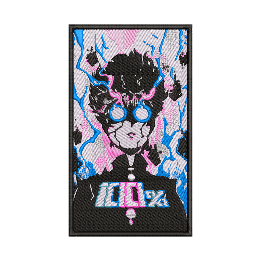 DISEÑO BORDADO MOBPSYCHO RECTANGLE