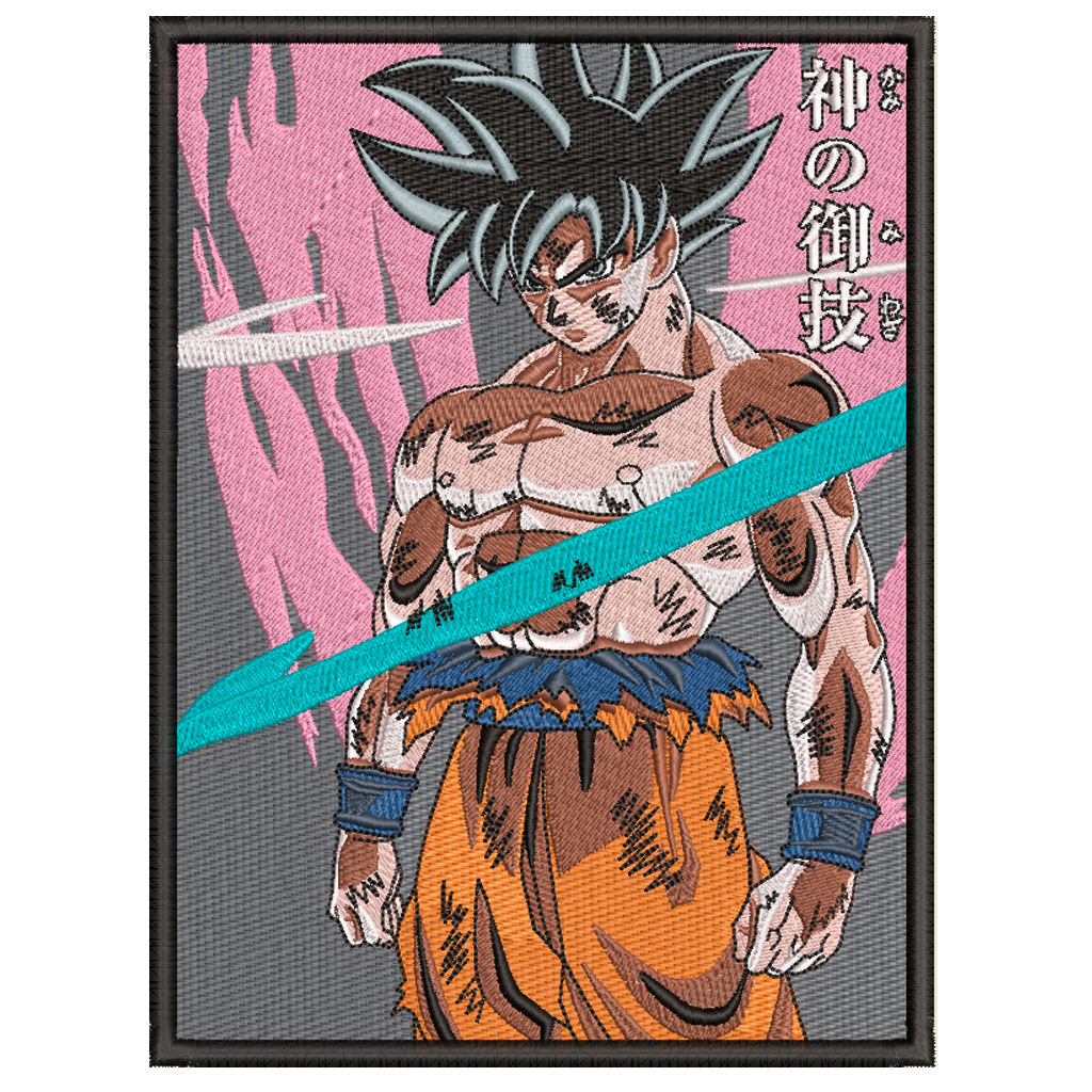 DISEÑO BORDADO GOKU RECTANGLE V2