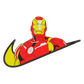 DISEÑO BORDADO IRON MAN SWOOSH