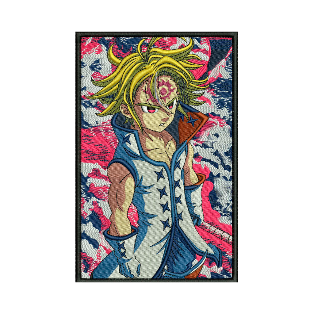DISEÑO BORDADO MELIODAS RECTANGLE