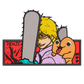 CHAINSAW MAN DENJI AND POCHITA RECTANGLE
