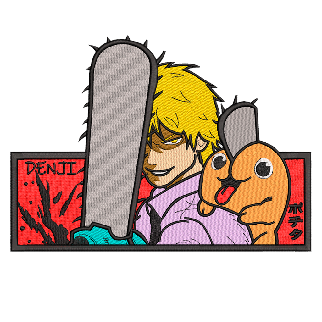 CHAINSAW MAN DENJI AND POCHITA RECTANGLE