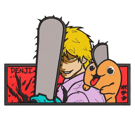 CHAINSAW MAN DENJI AND POCHITA RECTANGLE