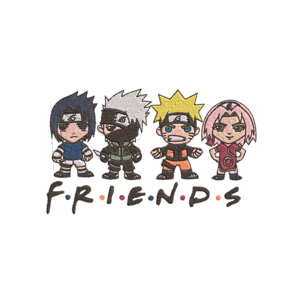 NARUTO FRIENDS – Bordados Recio