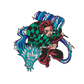 DEMON SLAYER TANJIRO SWORD DRAGON