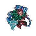 DEMON SLAYER TANJIRO SWORD DRAGON